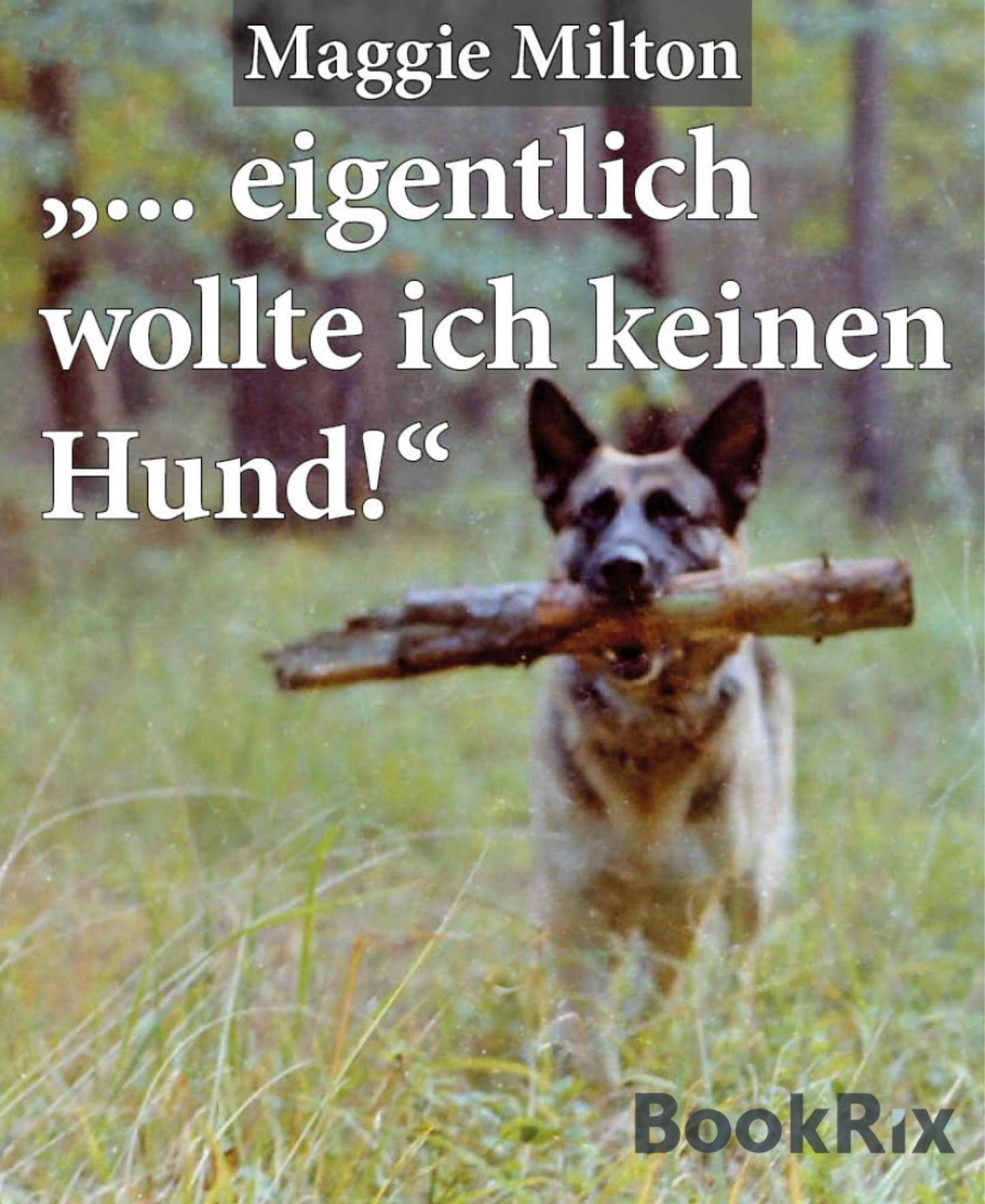 "... eigentlich wollte ich keinen Hund!",: sagte Heinrich Wetter...