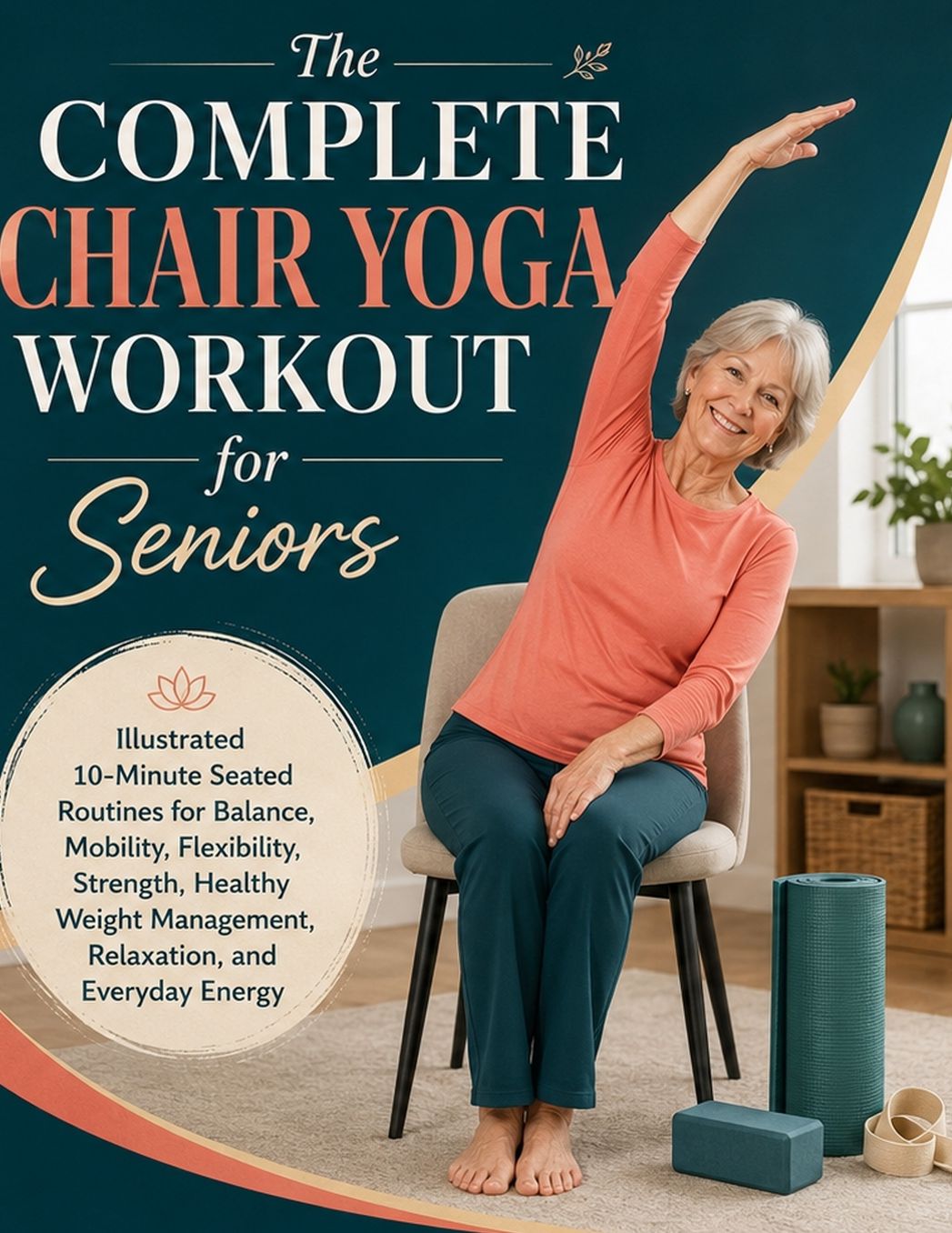The Complete Chair Yoga Workout for Seniors: Illustrated 10-Minute Seated Routines for Balance, Mobility, Flexibility, Strength, Healthy Weight Management, Relaxation, and Everyday Energy